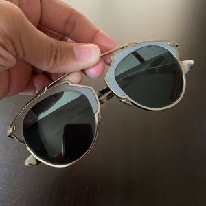 SOLD‼️ Christian Dior So Real/ L P7Q8N leather, blue, silver, tortoise